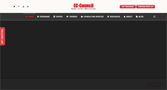Desktop Screenshot of eccouncil.org